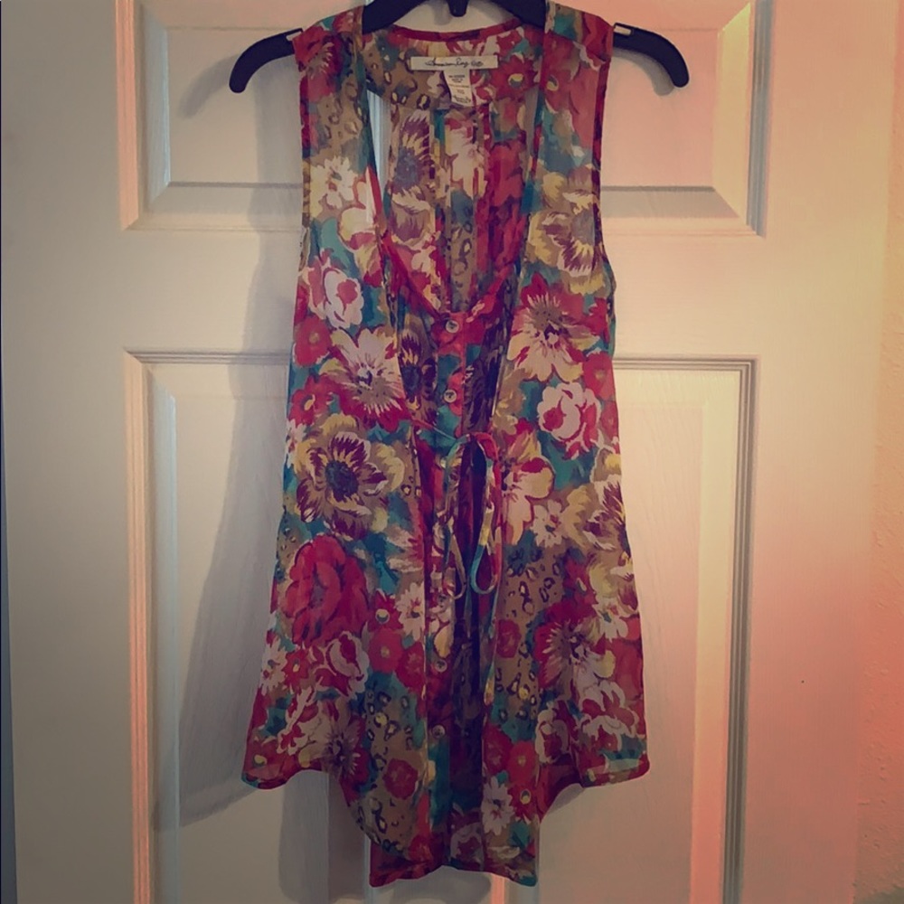 American Rag Floral Tank/Blouse